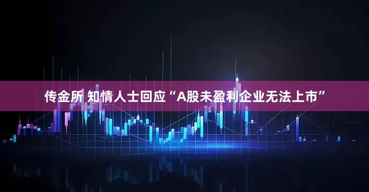 传金所 知情人士回应“A股未盈利企业无法上市”